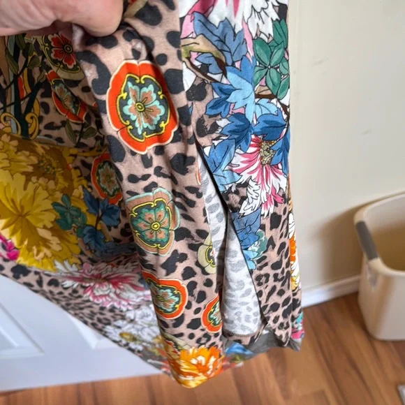 Floral Multicolor Johnny Was Sleeveless Dress - Picture 6 of 7